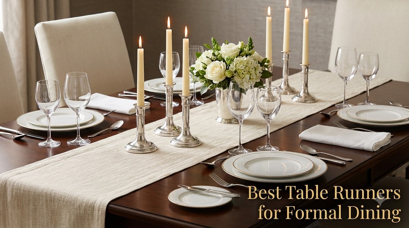 Best Table Runners for Formal Dining