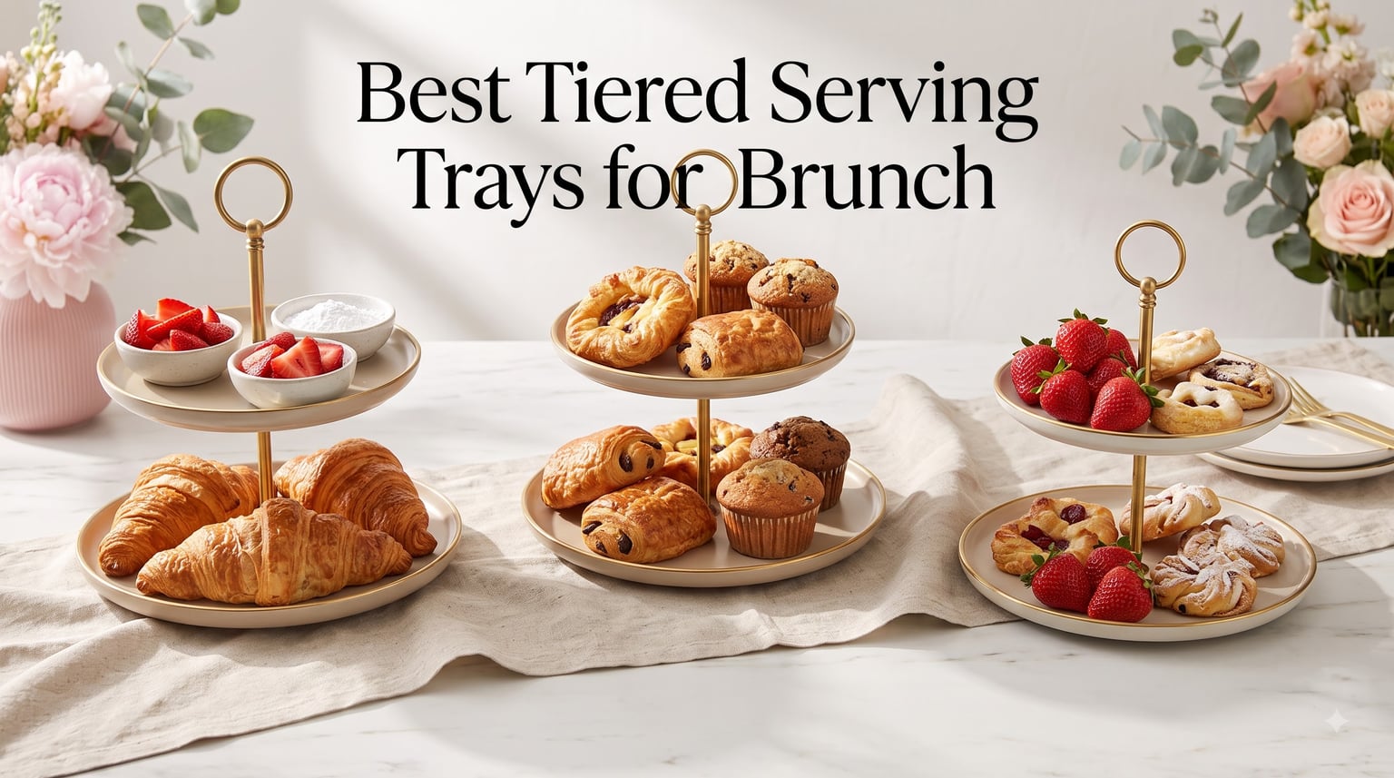 Best Tiered Serving Trays for Brunch
