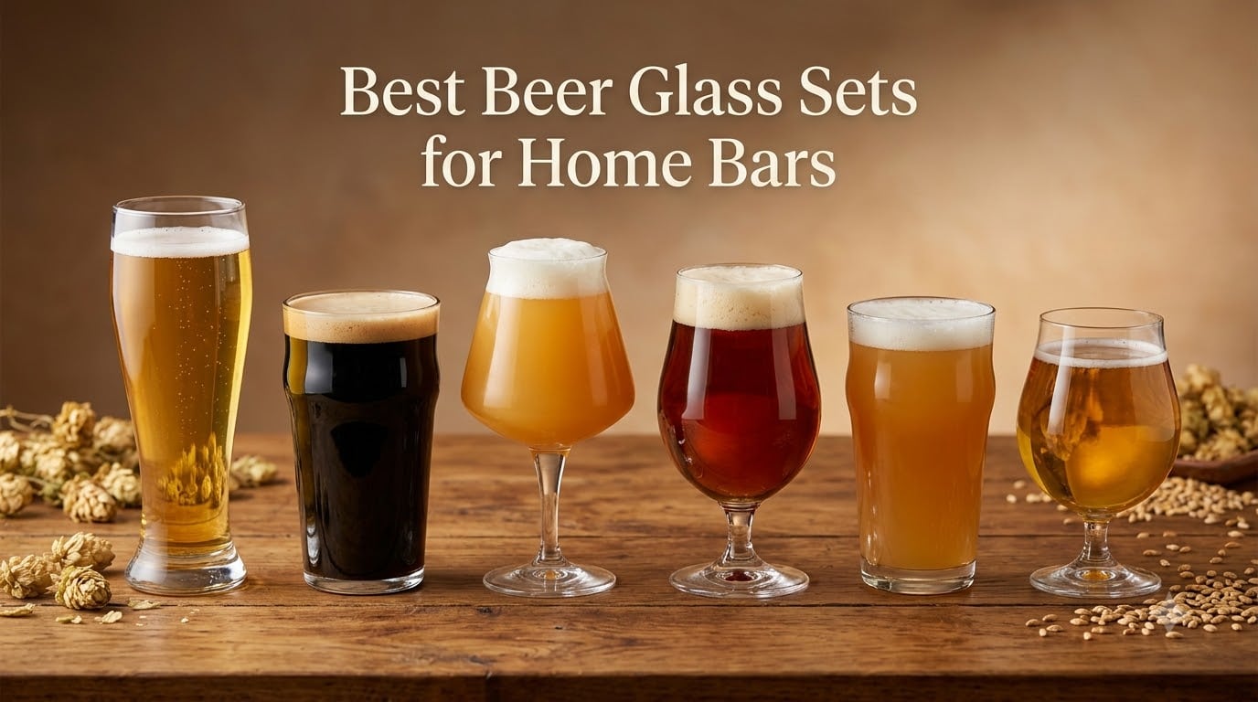 Best Beer Glass Sets for Home Bars