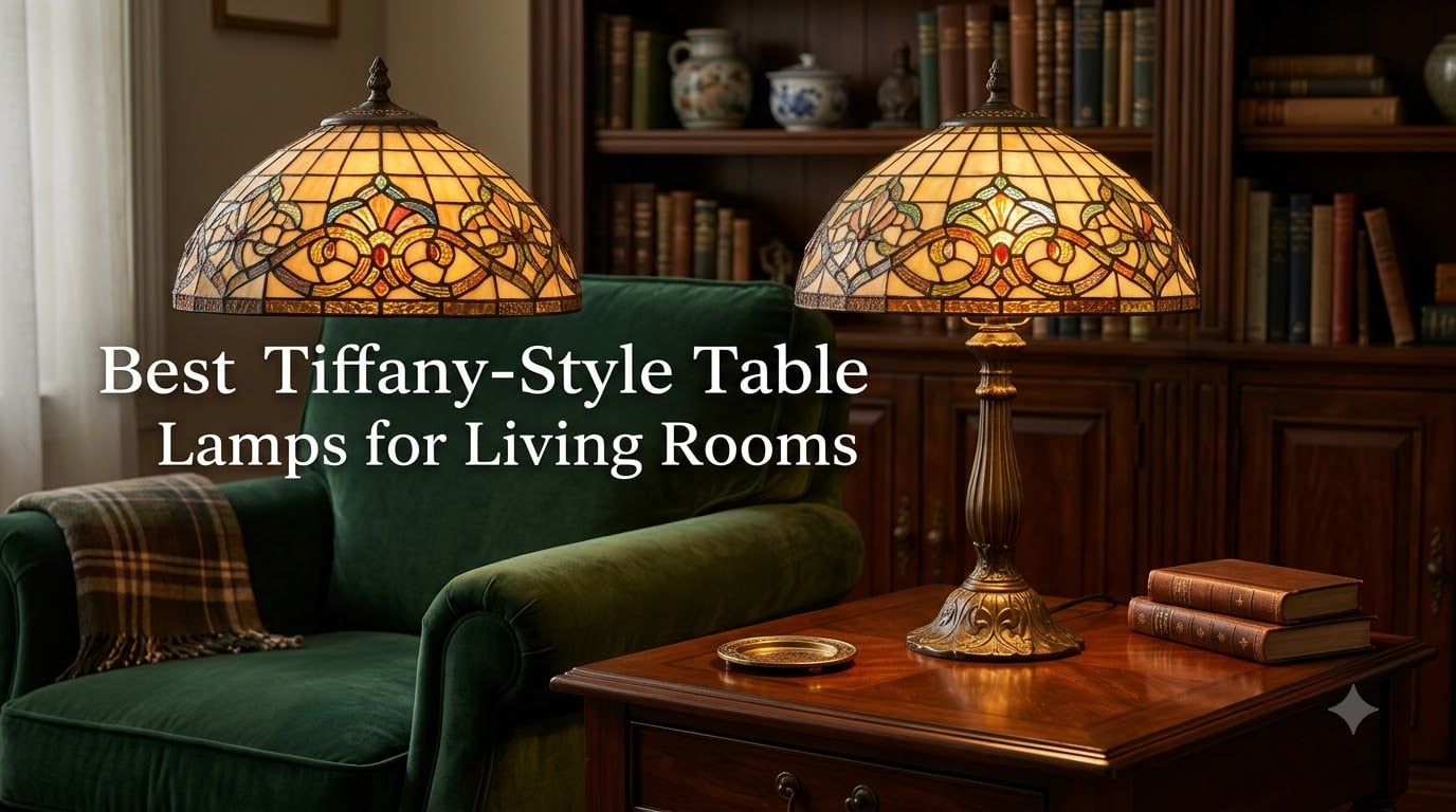 Best Tiffany-Style Table Lamps for Living Rooms
