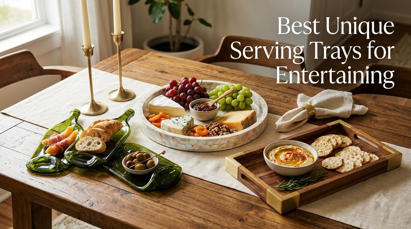 Best Unique Serving Trays for Entertaining