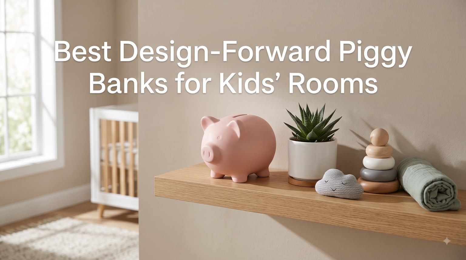Best Design-Forward Piggy Banks for Kids' Rooms