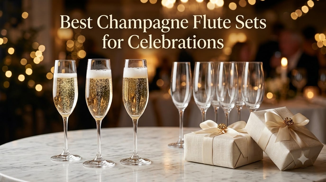 Best Champagne Flute Sets for Celebrations