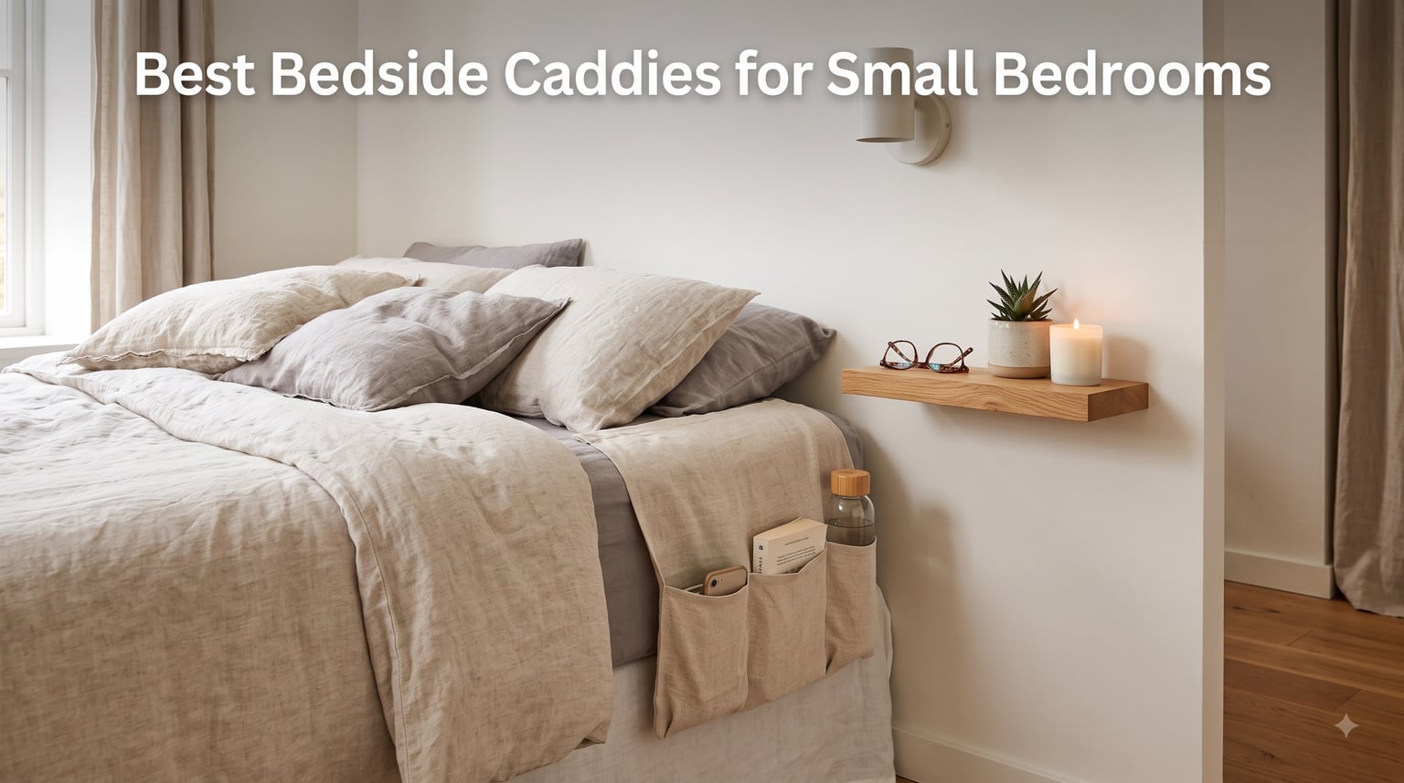 Best Bedside Caddies for Small Bedrooms