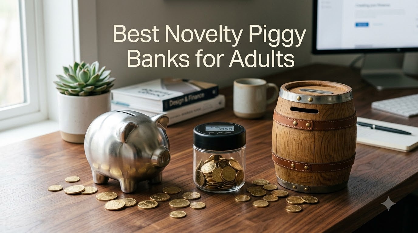 Best Novelty Piggy Banks for Adults