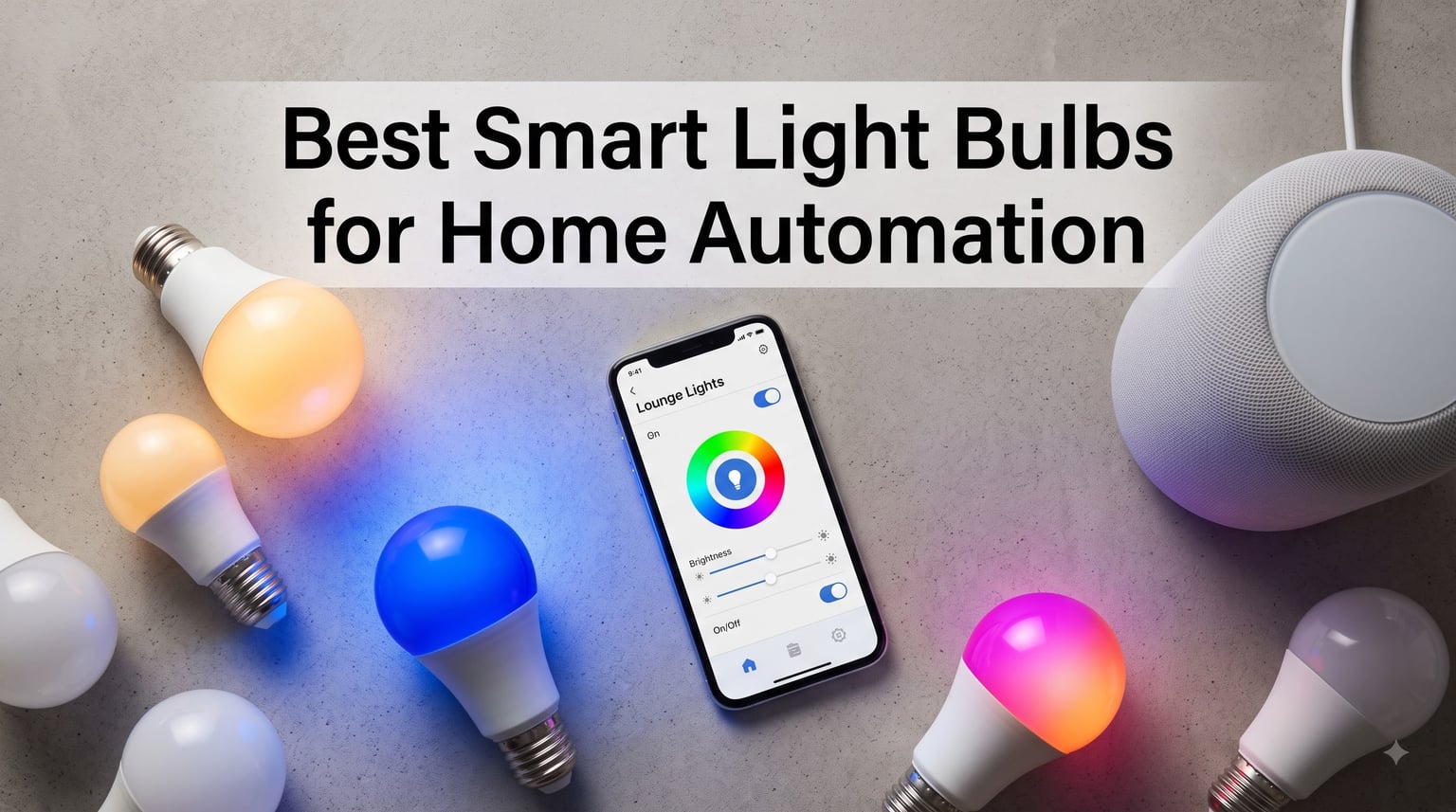 Best Smart Light Bulbs for Home Automation