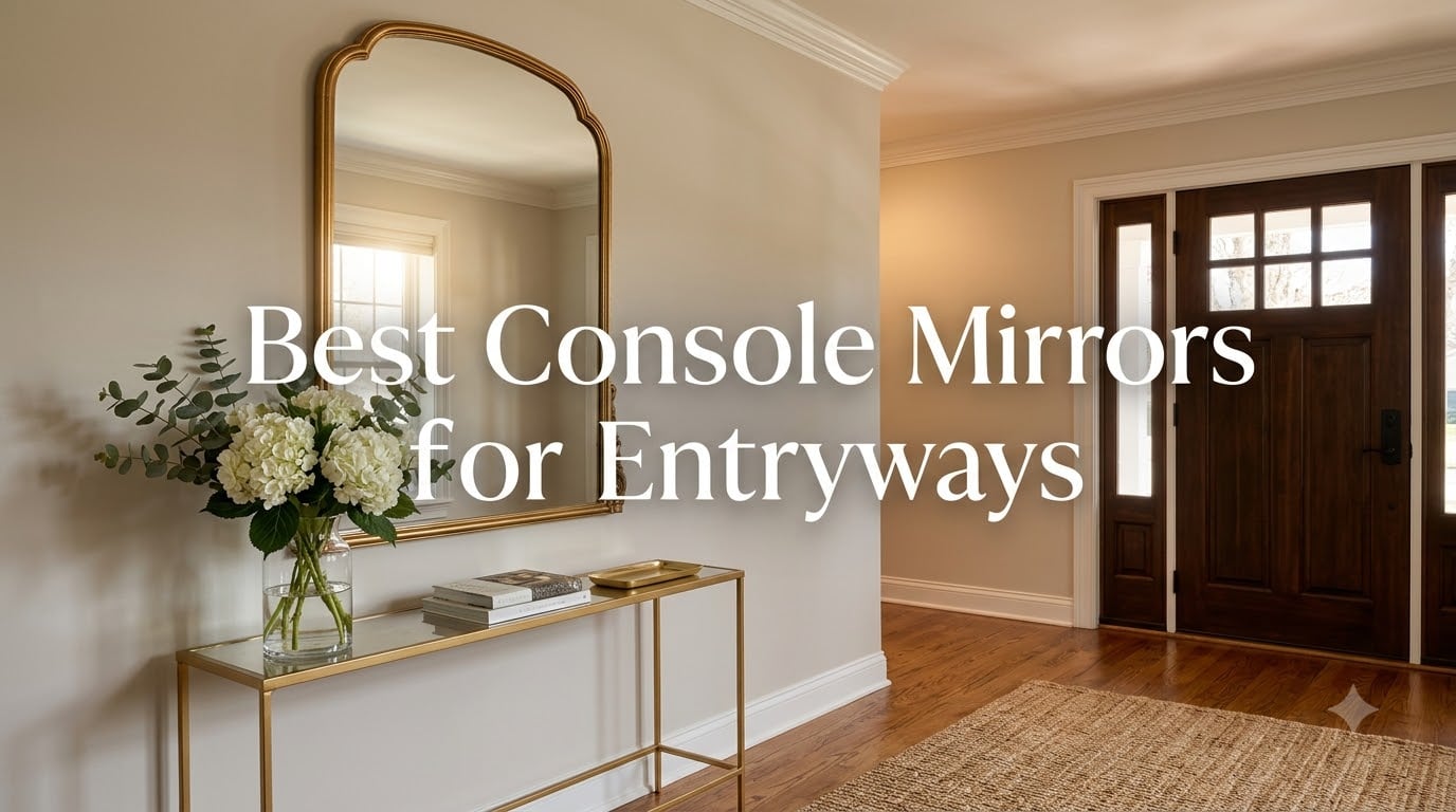 Best Console Mirrors for Entryways