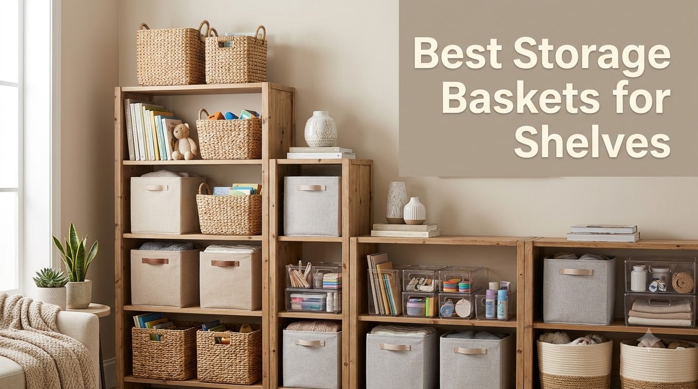 Best Storage Baskets for Shelves