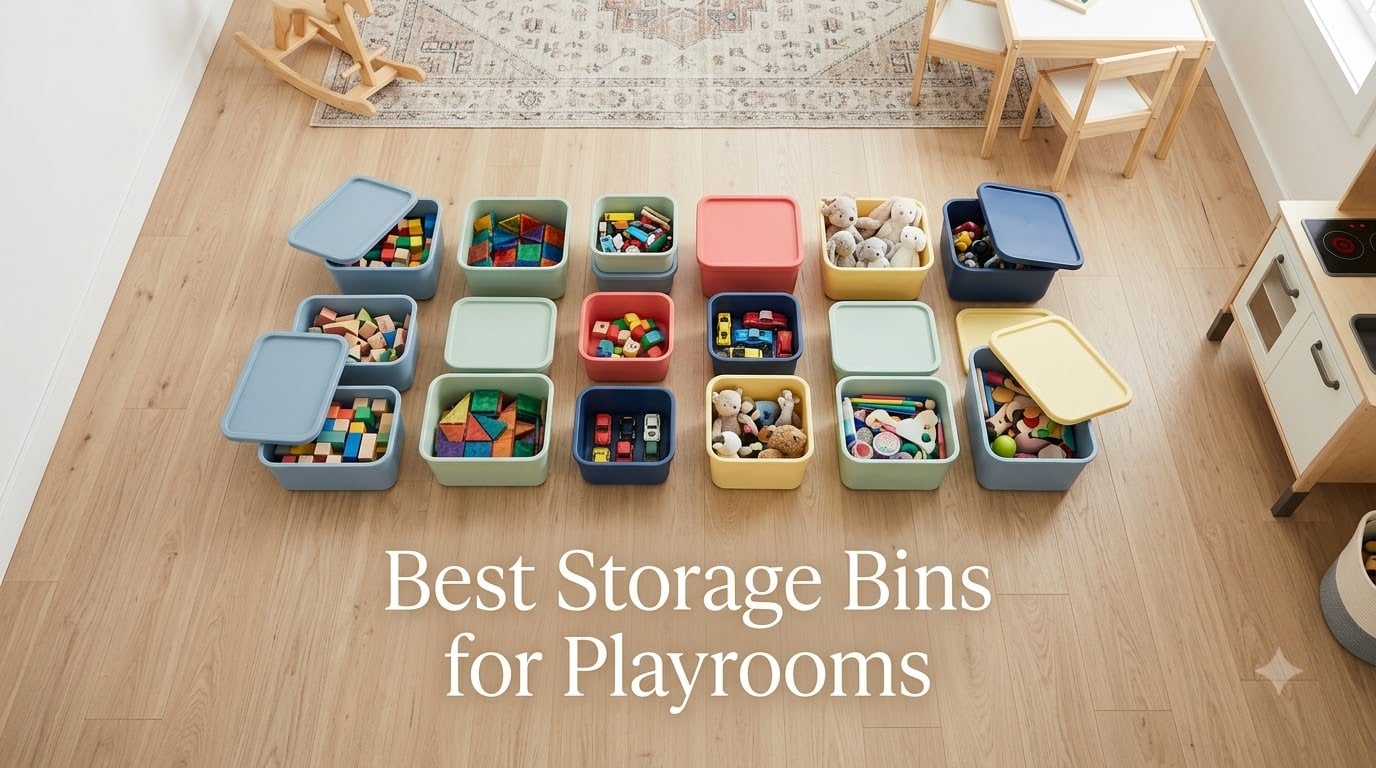 Best Storage Bins for Playrooms