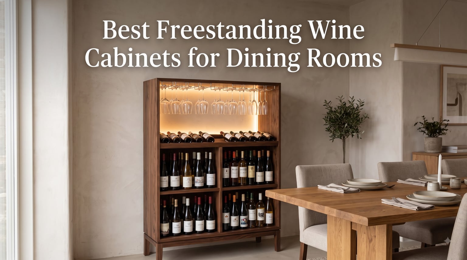 Best Freestanding Wine Cabinets for Dining Rooms