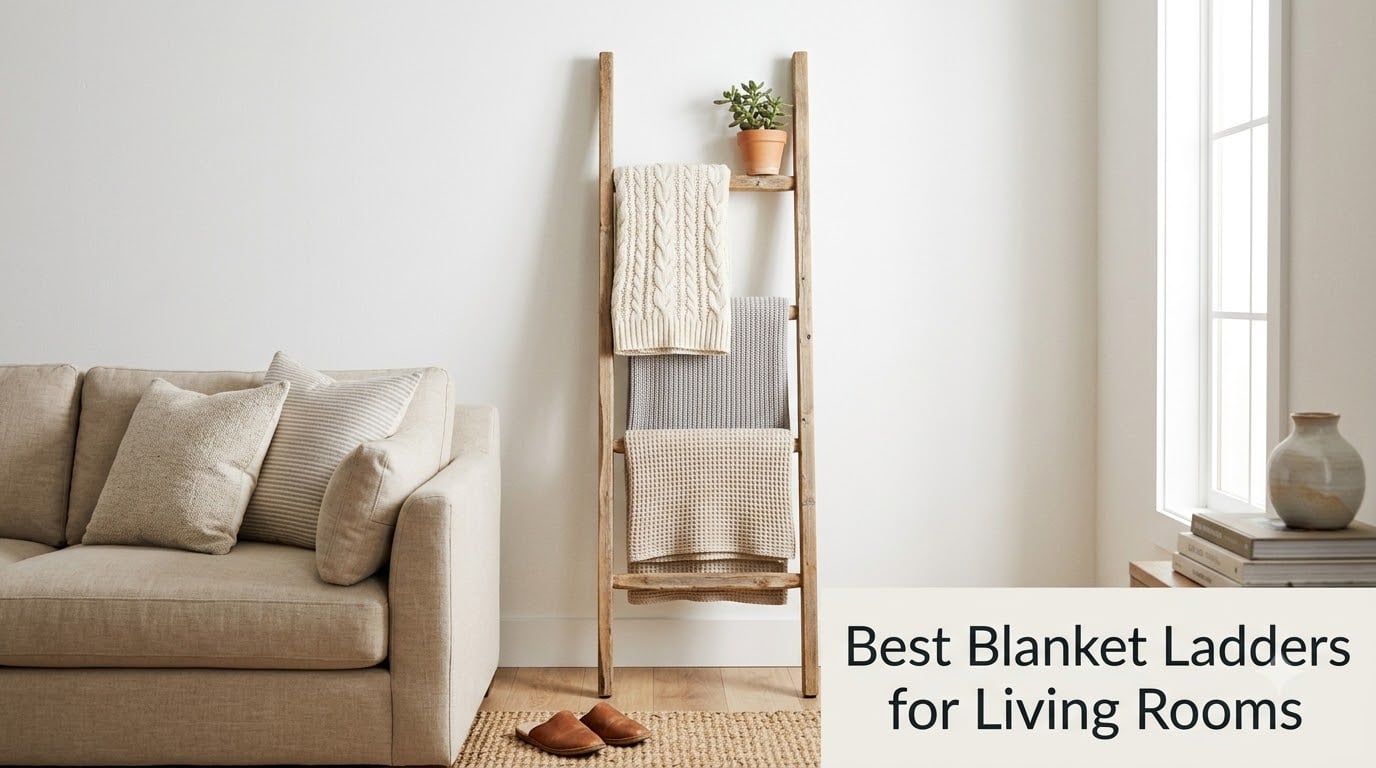 Best Blanket Ladders for Living Rooms