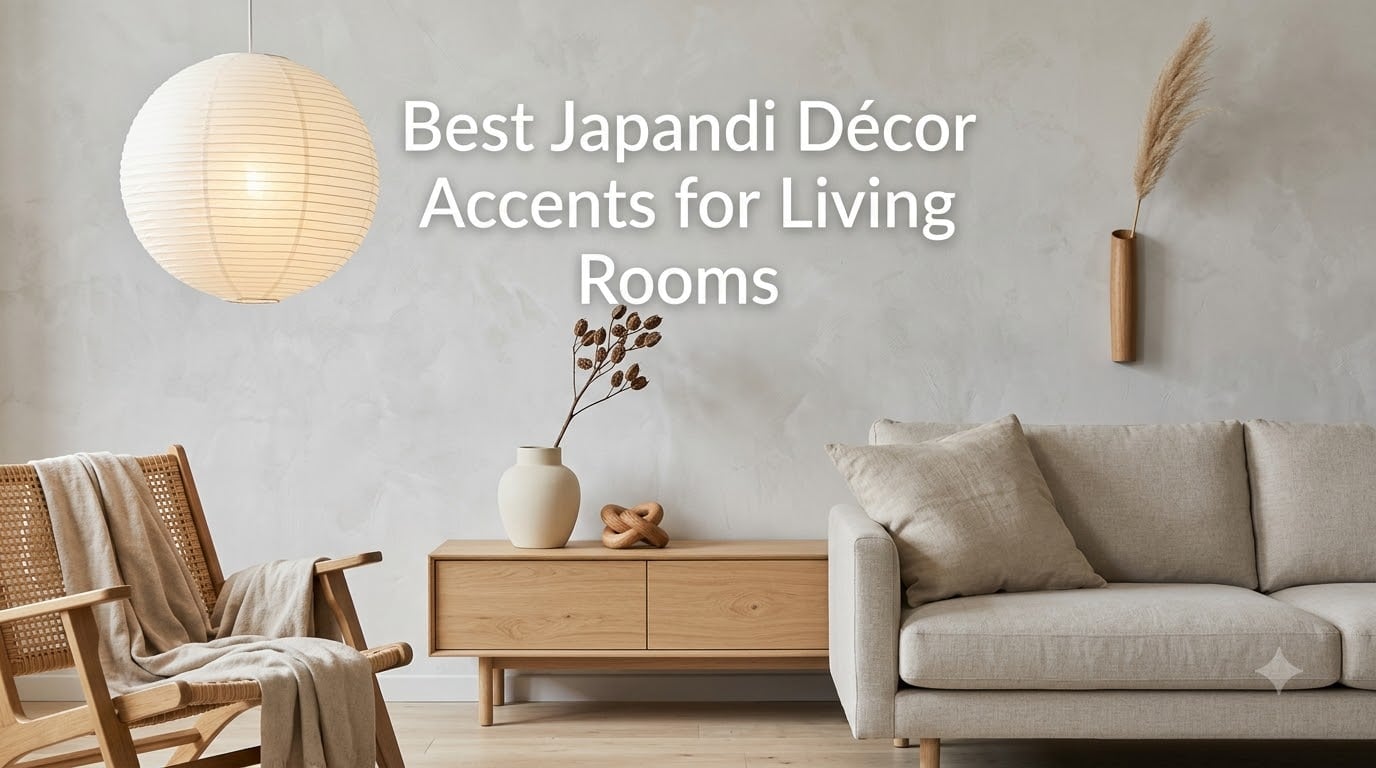 Best Japandi Décor Accents for Living Rooms