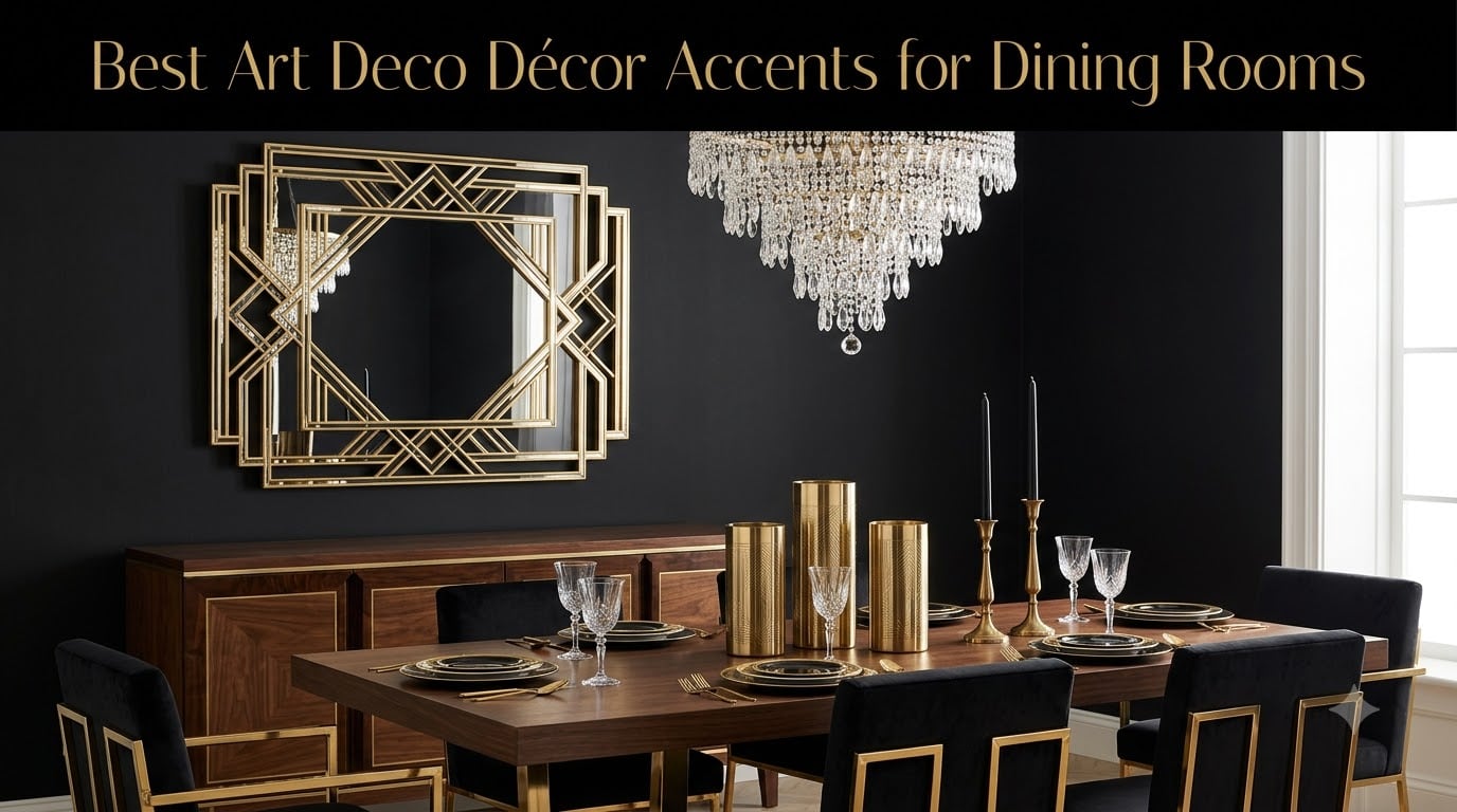 Best Art Deco Décor Accents for Dining Rooms