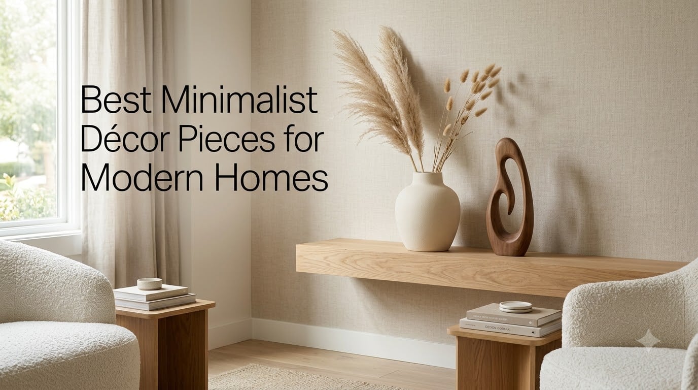 Best Minimalist Décor Pieces for Modern Homes