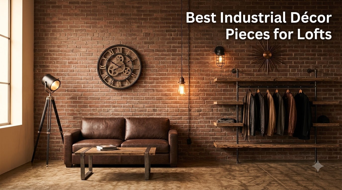Best Industrial Décor Pieces for Lofts