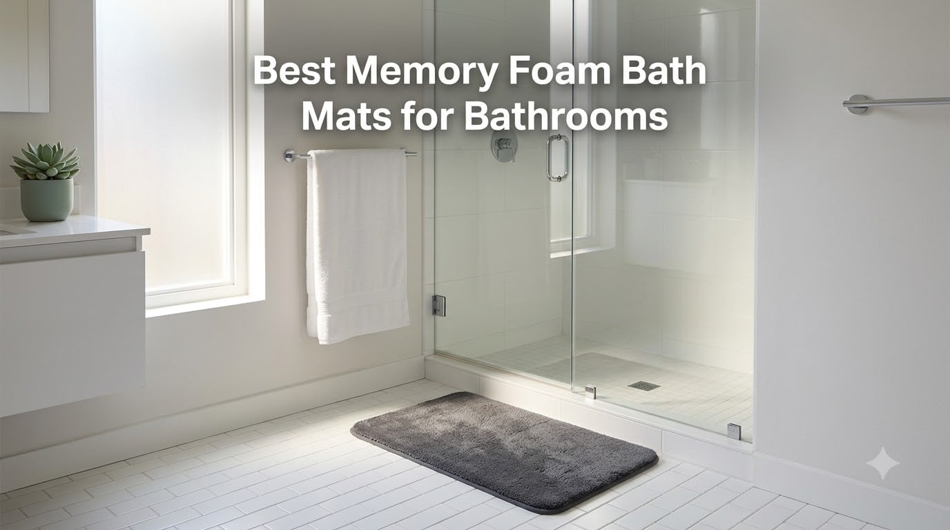 Best Memory Foam Bath Mats for Bathrooms