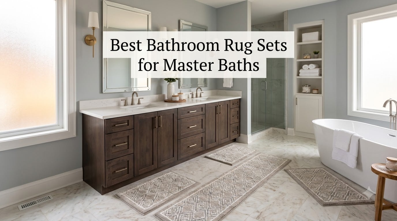 Best Bathroom Rug Sets for Master Baths