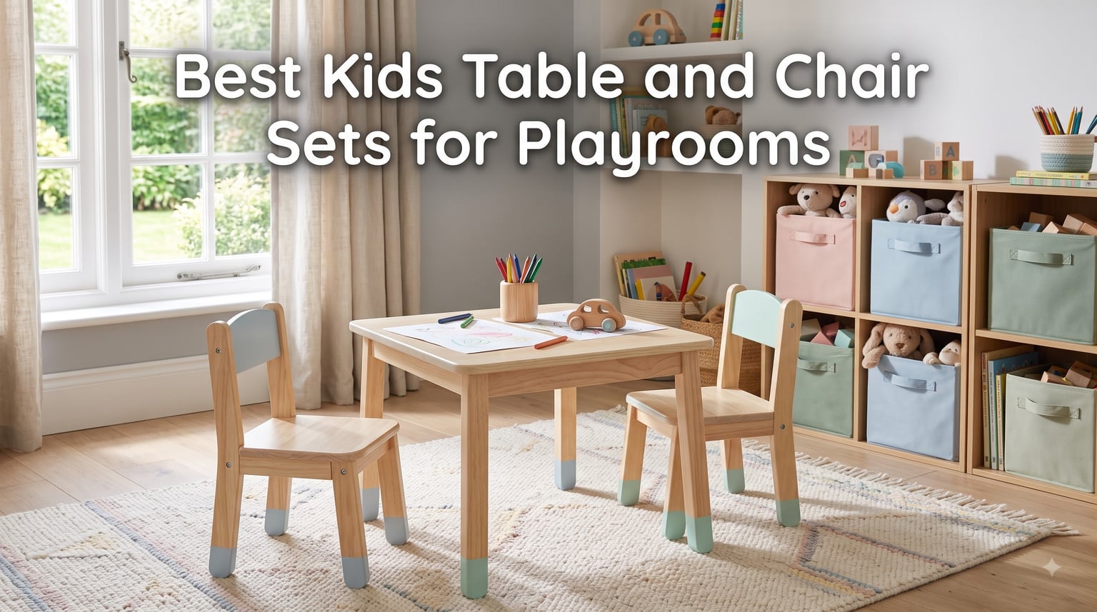 Best Kids Table and Chair Sets for Playrooms