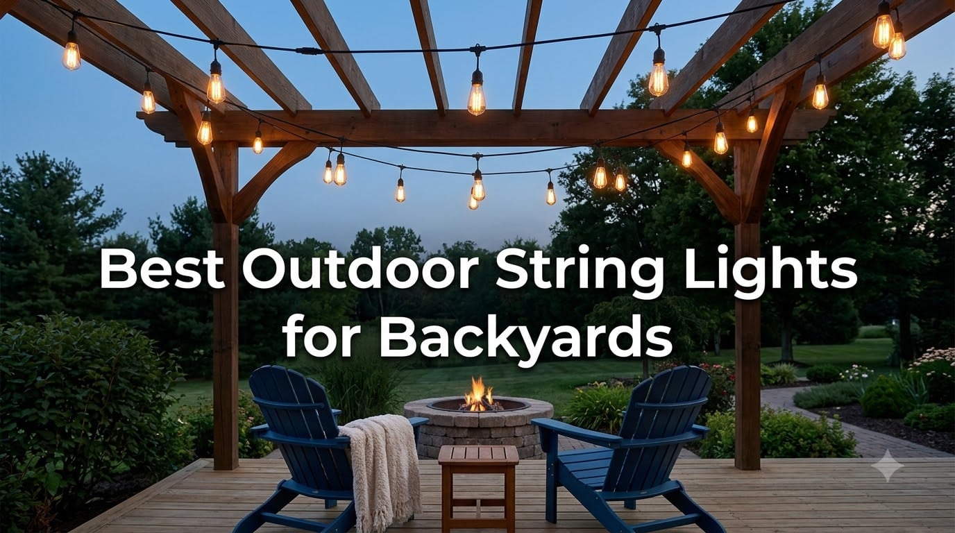 Best Outdoor String Lights for Backyards
