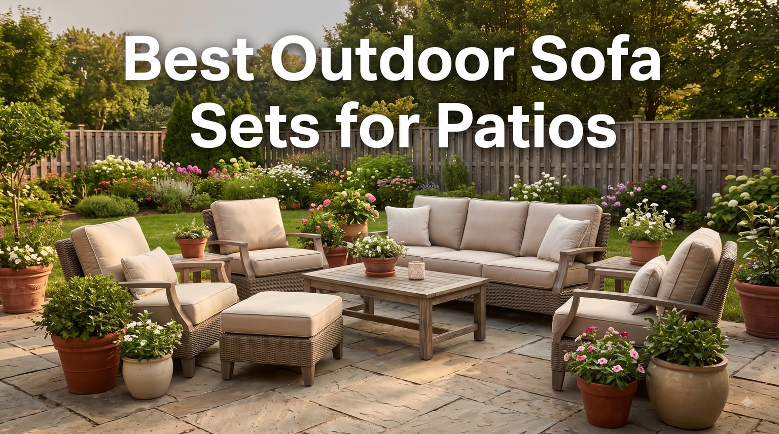 Best Outdoor Sofa Sets for Patios