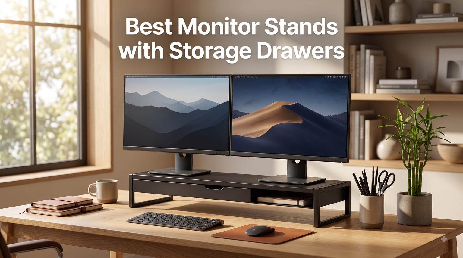 Best Monitor Stands with Storage Drawers