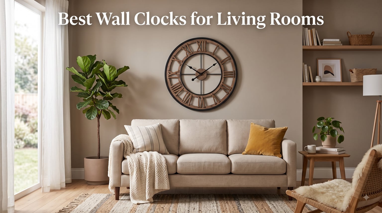Best Wall Clocks for Living Rooms