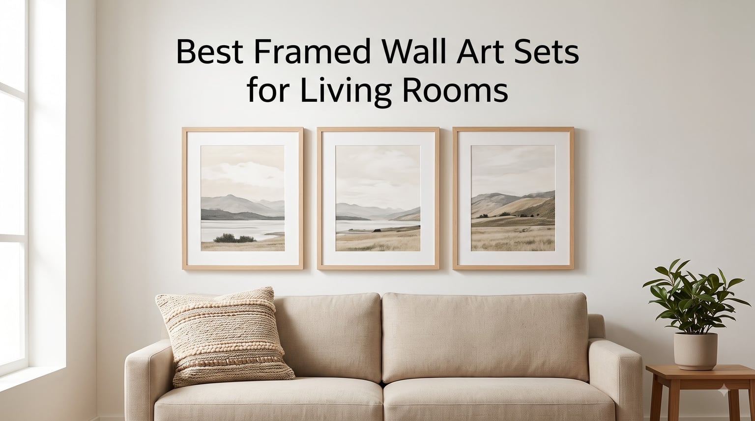 Best Framed Wall Art Sets for Living Rooms