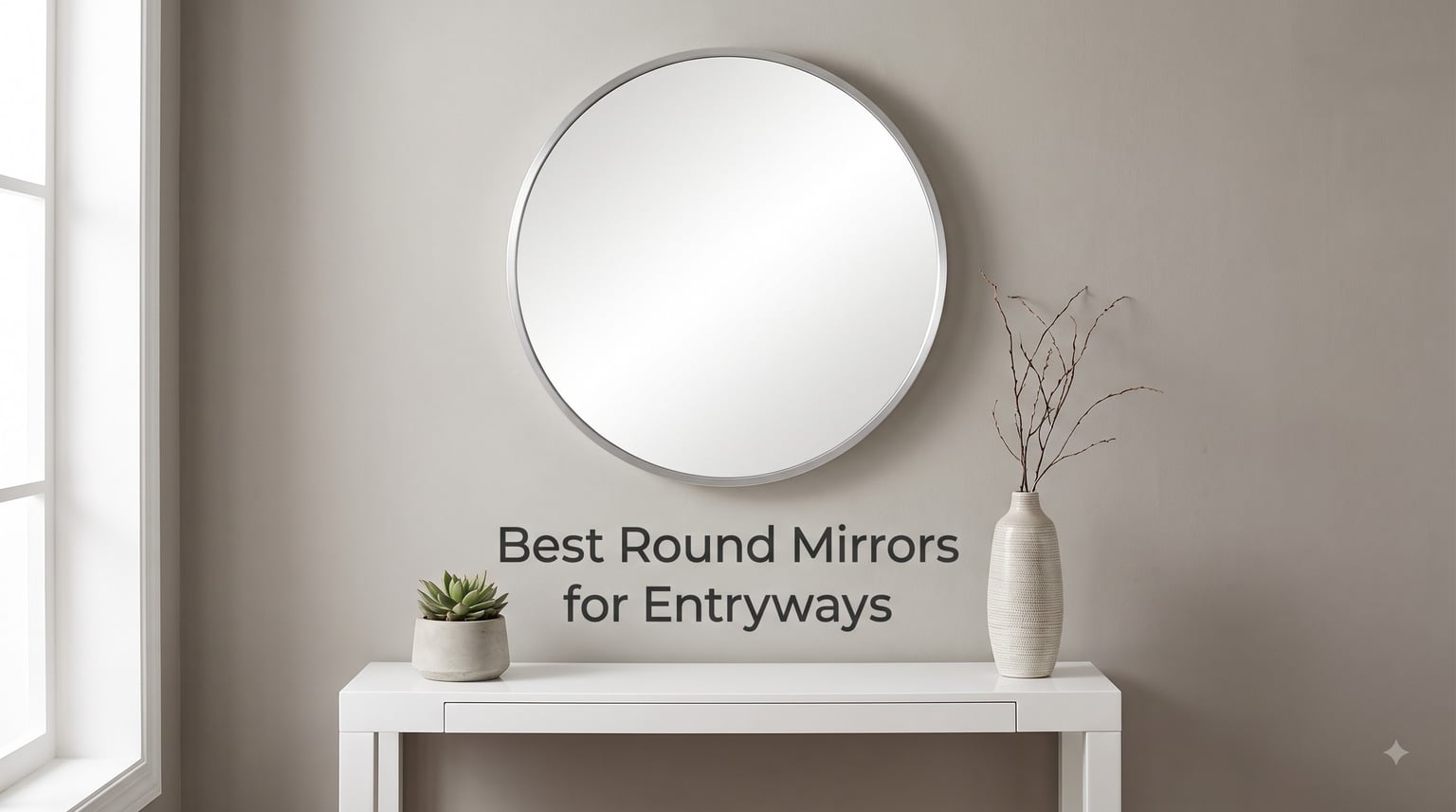 Best Round Mirrors for Entryways