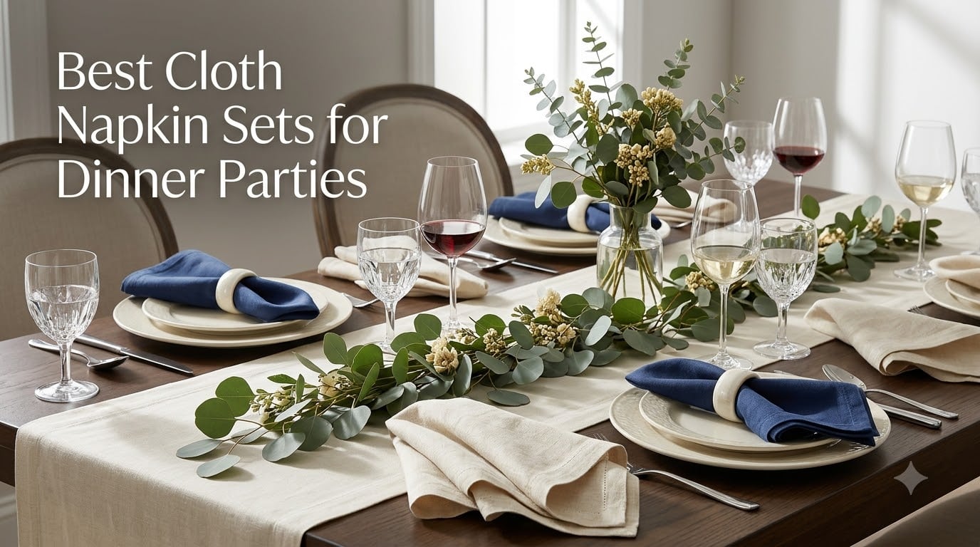 Best Cloth Napkin Sets for Dinner Parties