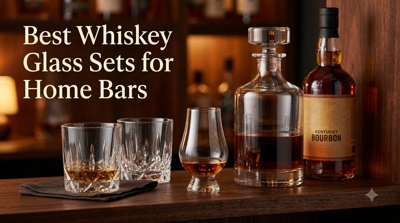 Best Whiskey Glass Sets for Home Bars