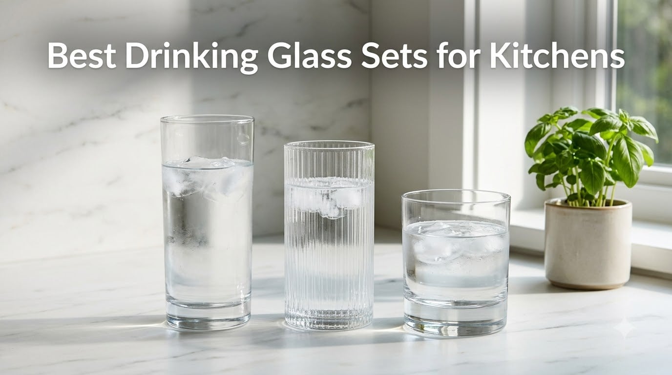 Best Drinking Glass Sets for Kitchens