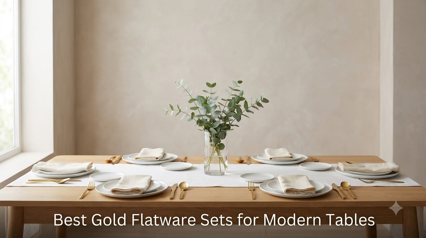 Best Gold Flatware Sets for Modern Tables