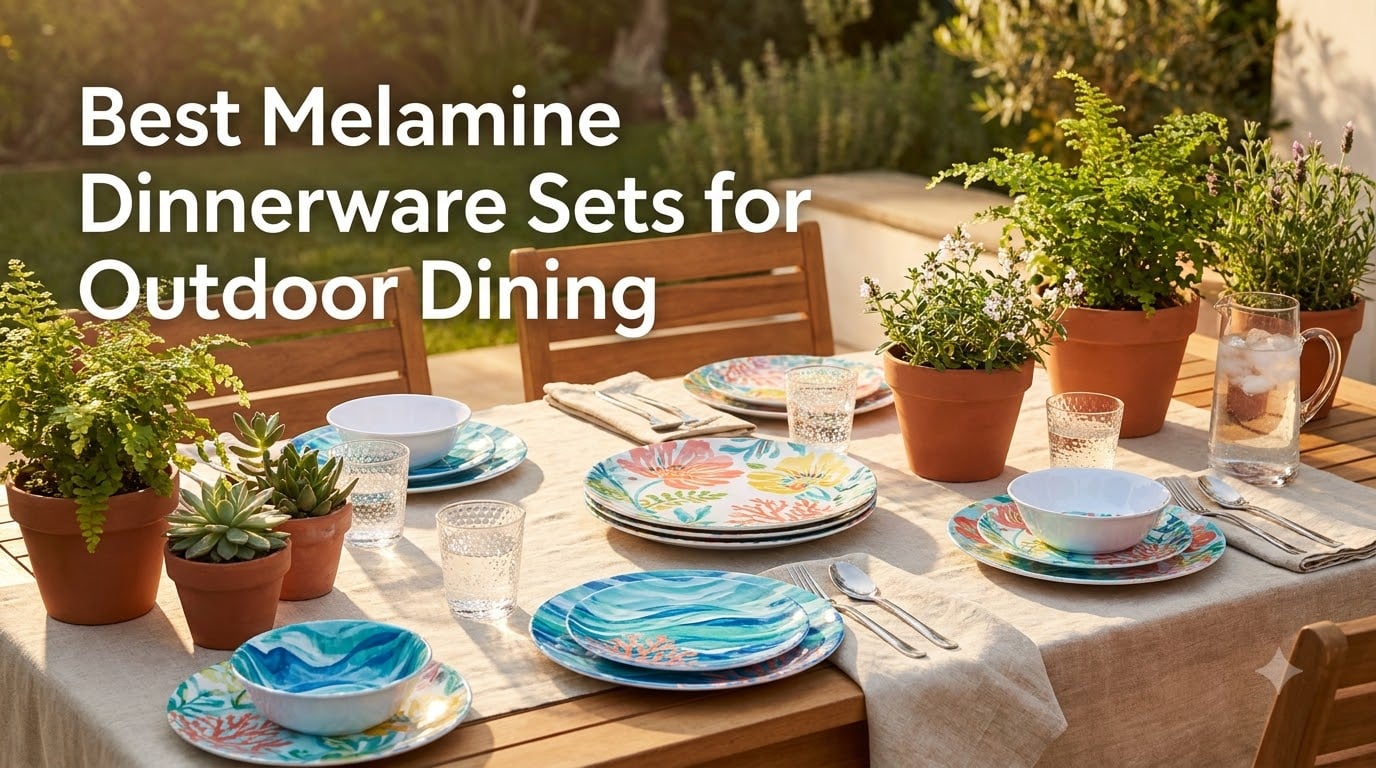 Best Melamine Dinnerware Sets for Outdoor Dining