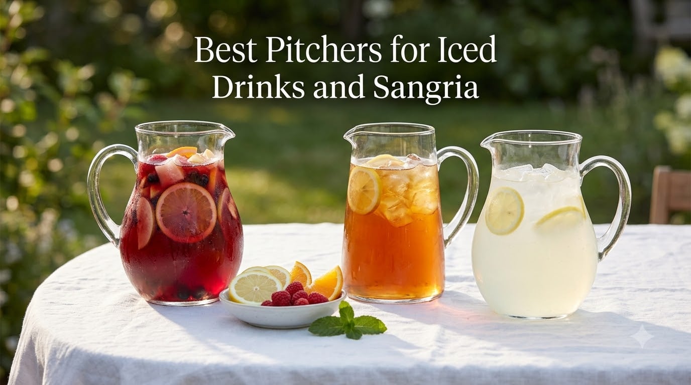 Best Pitchers for Iced Drinks and Sangria