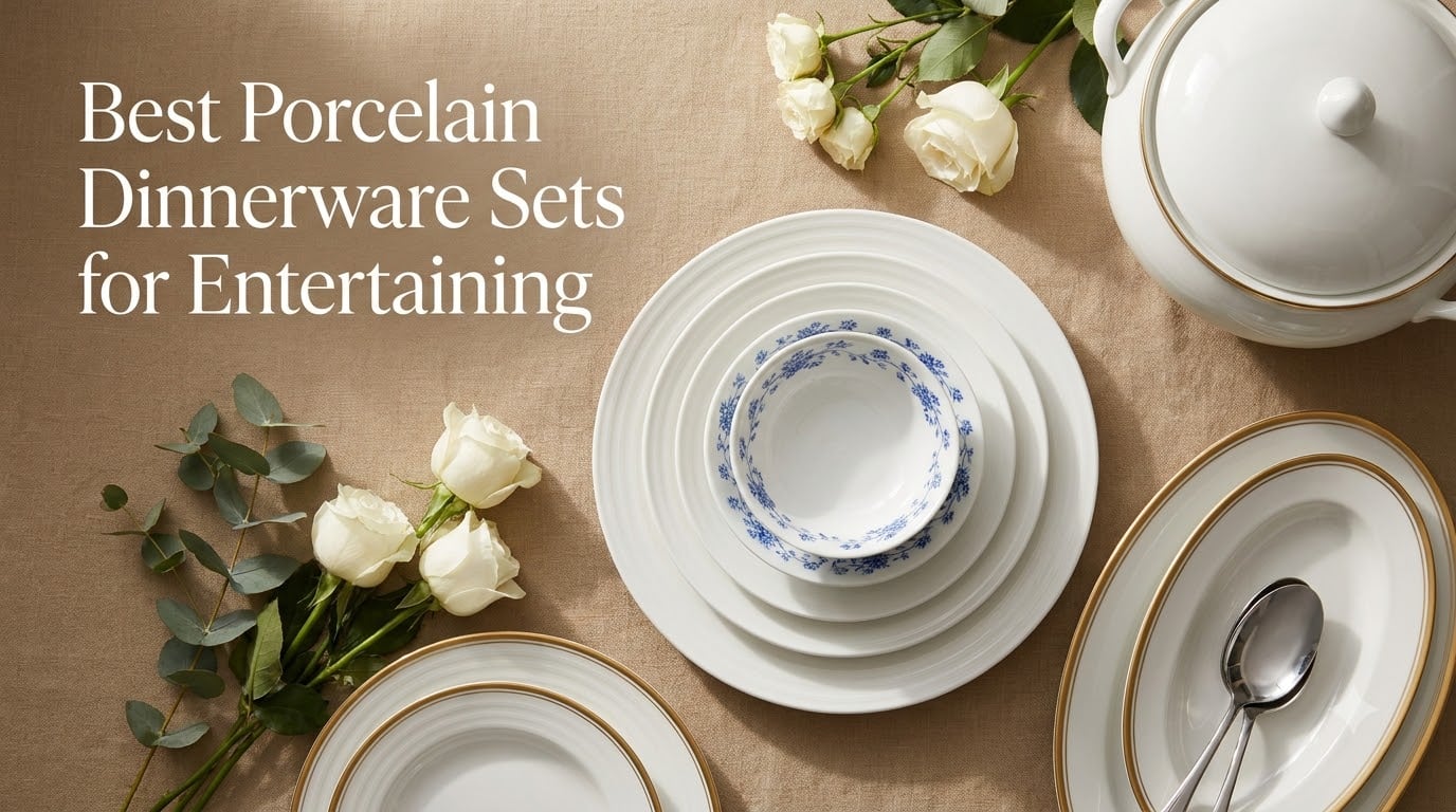 Best Porcelain Dinnerware Sets for Entertaining