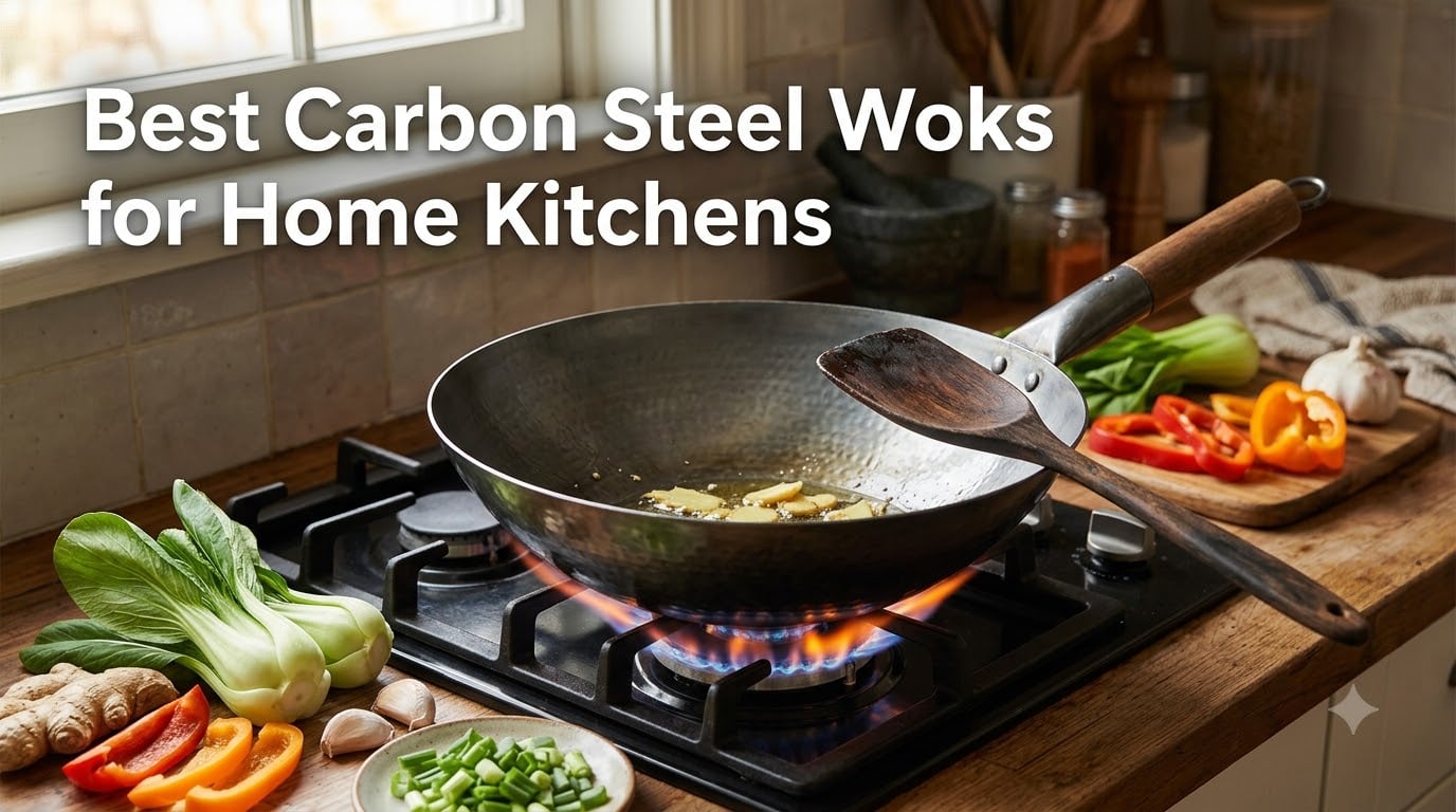 Best Carbon Steel Woks for Home Kitchens