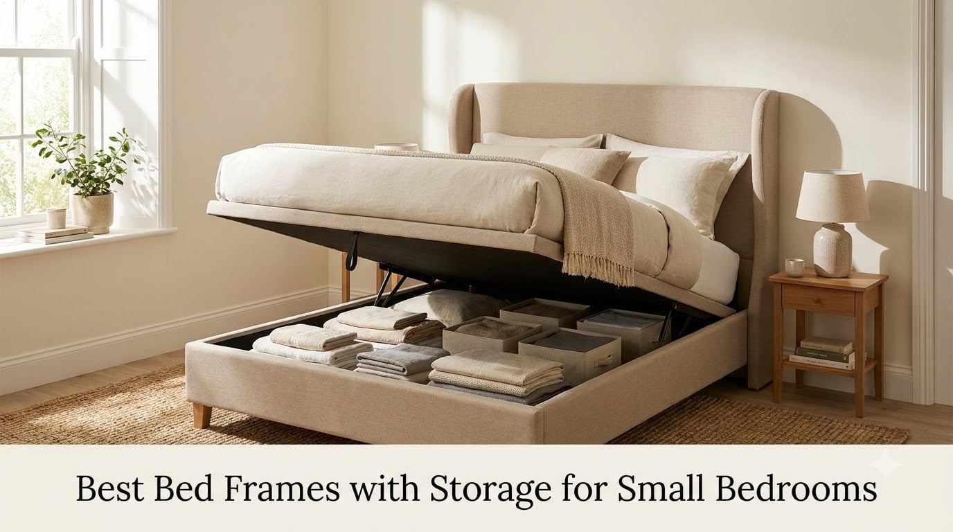Best Bed Frames with Storage for Small Bedrooms