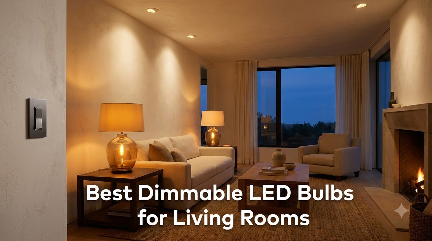 Best Dimmable LED Bulbs for Living Rooms