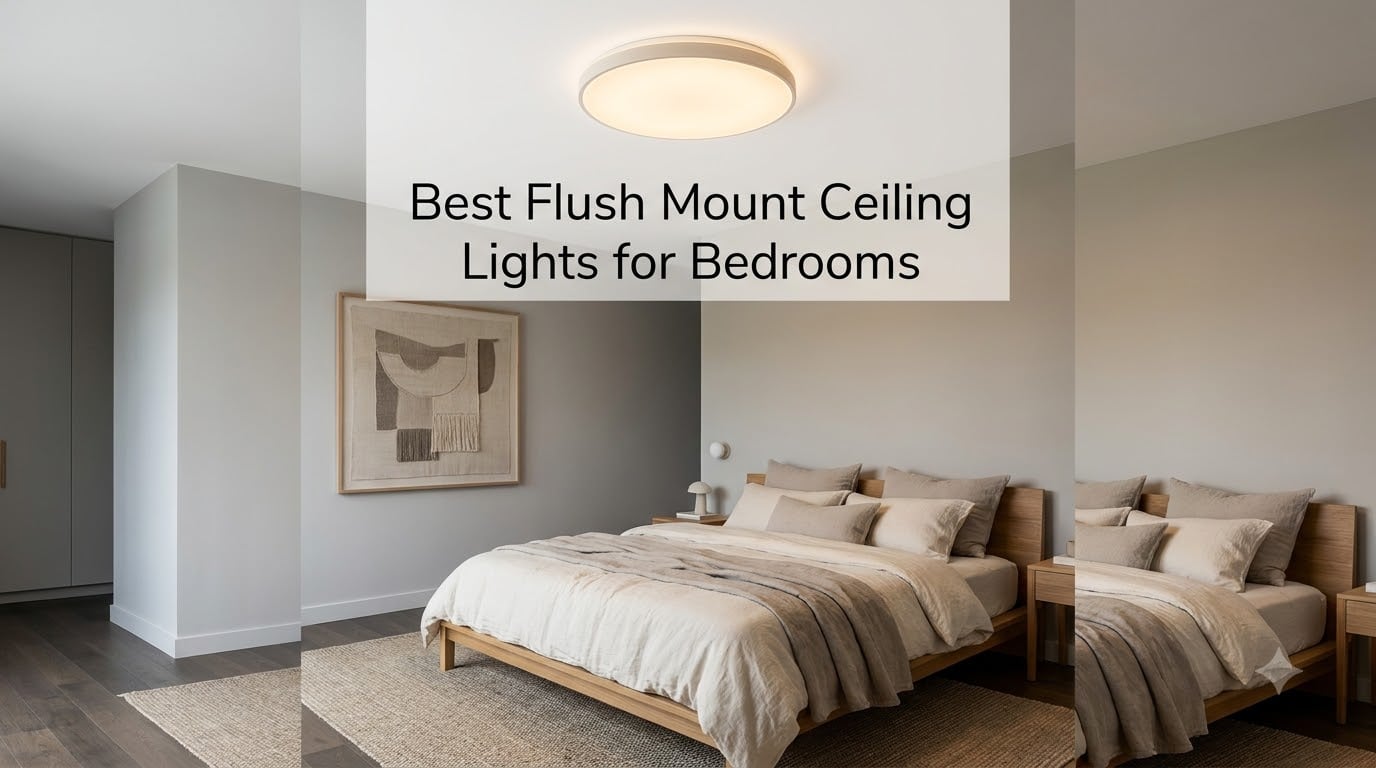 Best Flush Mount Ceiling Lights for Bedrooms