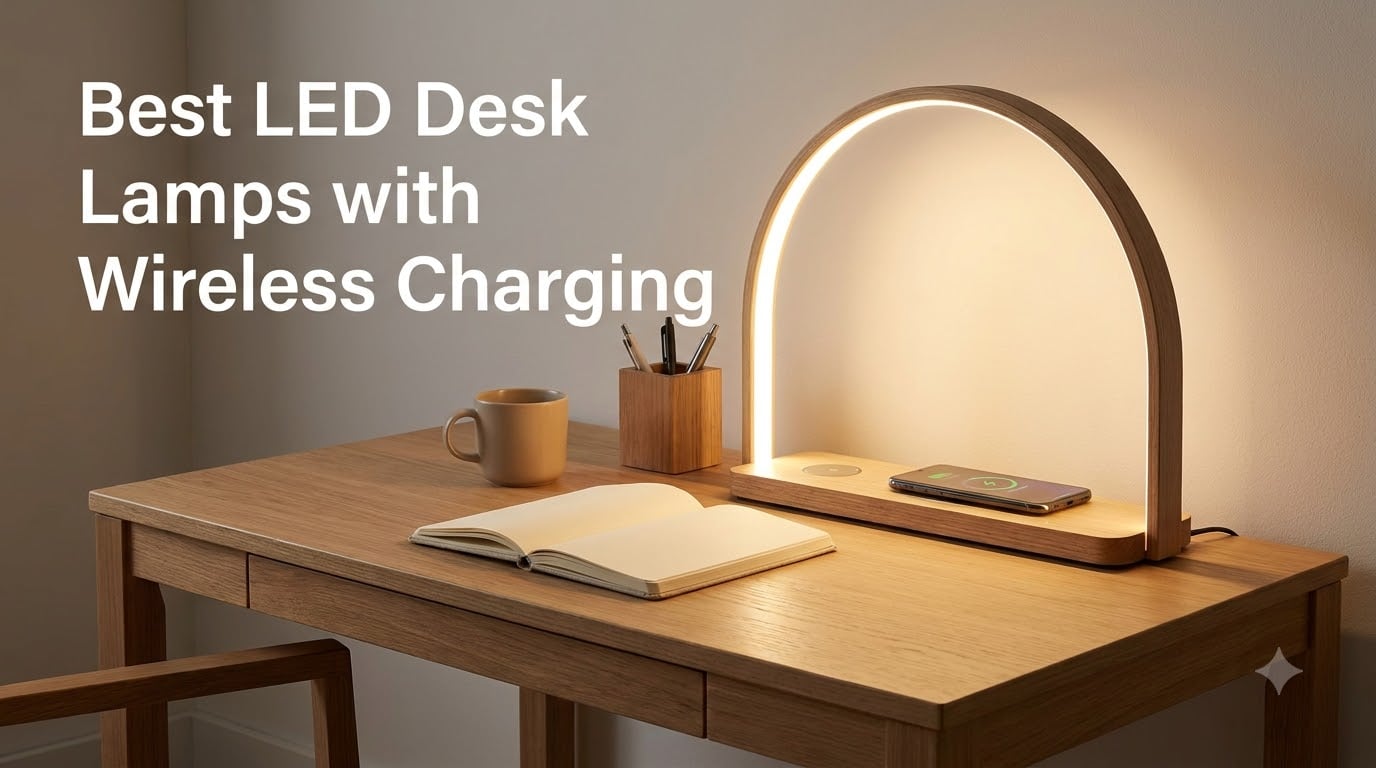 Best LED Desk Lamps with Wireless Charging