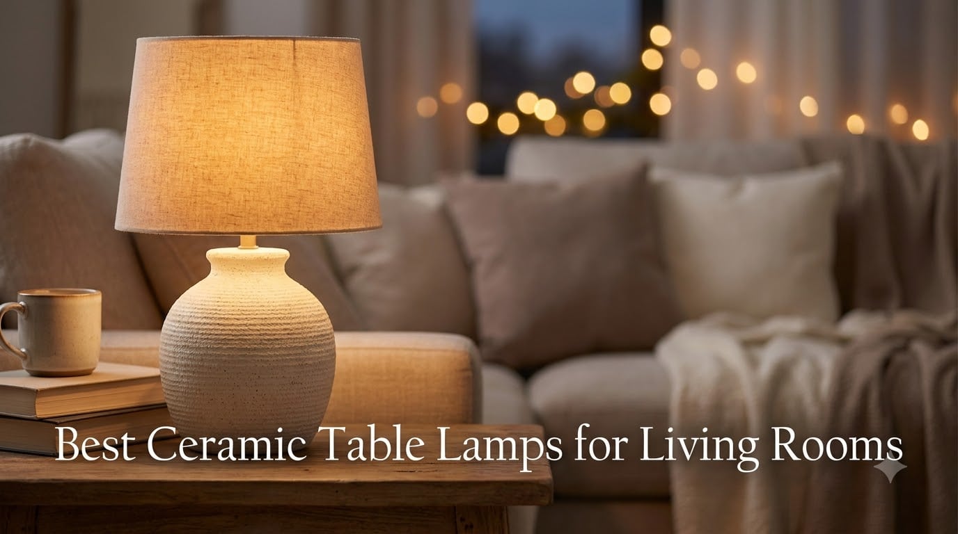 Best Ceramic Table Lamps for Living Rooms