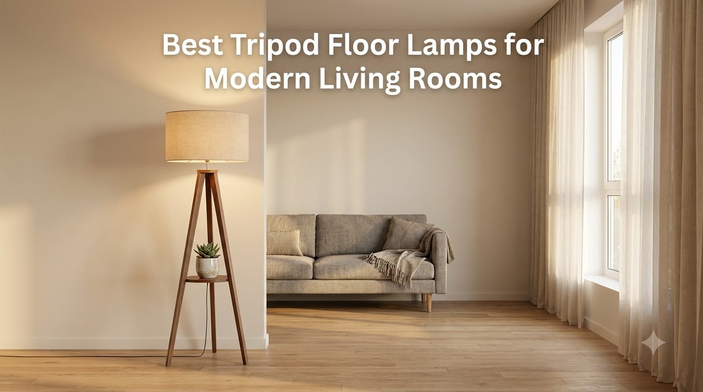 Best Tripod Floor Lamps for Modern Living Rooms