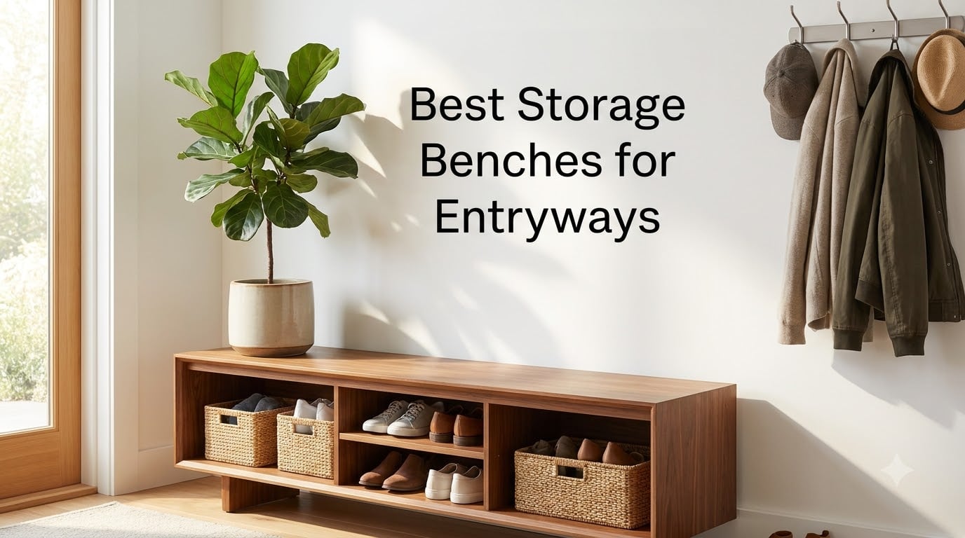 Best Storage Benches for Entryways