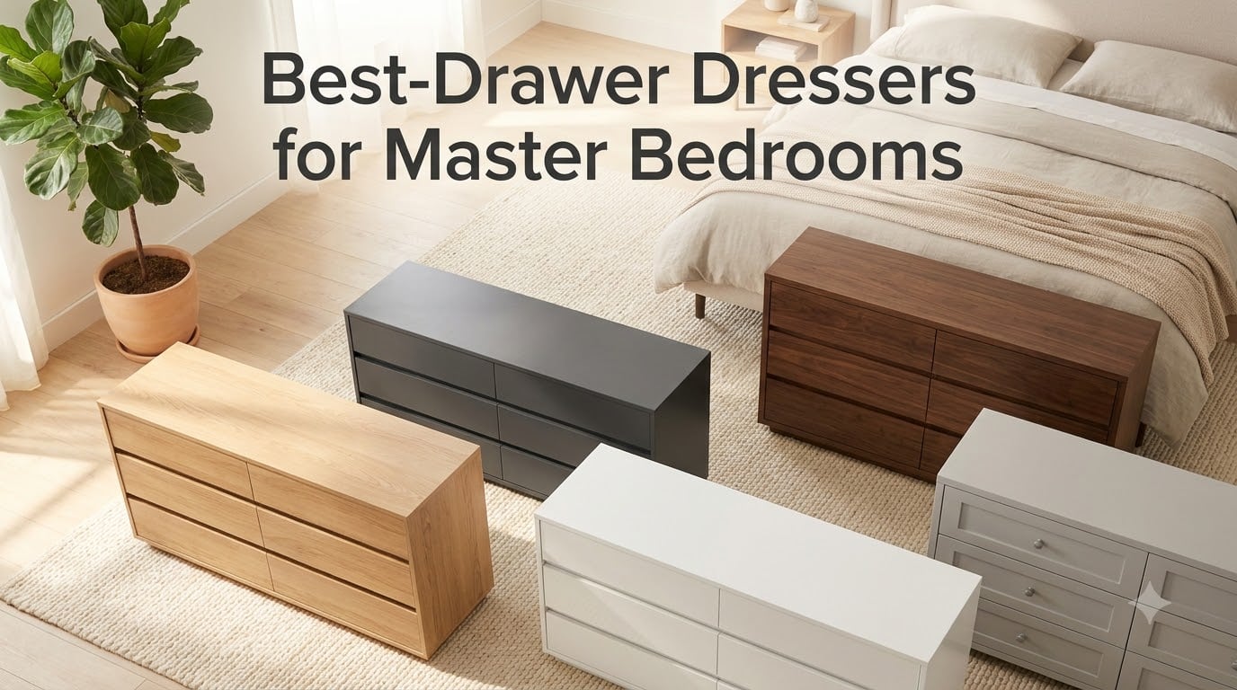Best 6-Drawer Dressers for Master Bedrooms
