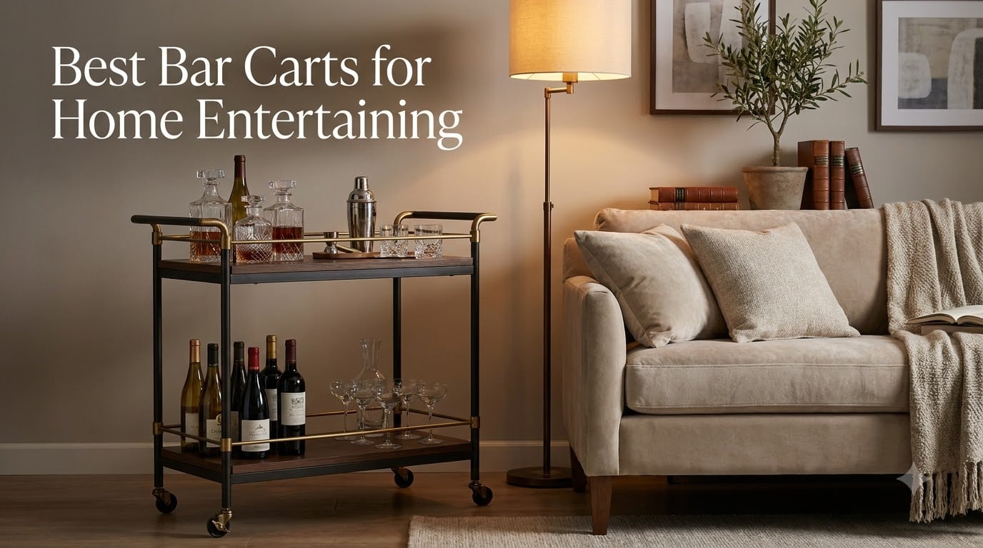 Best Bar Carts for Home Entertaining