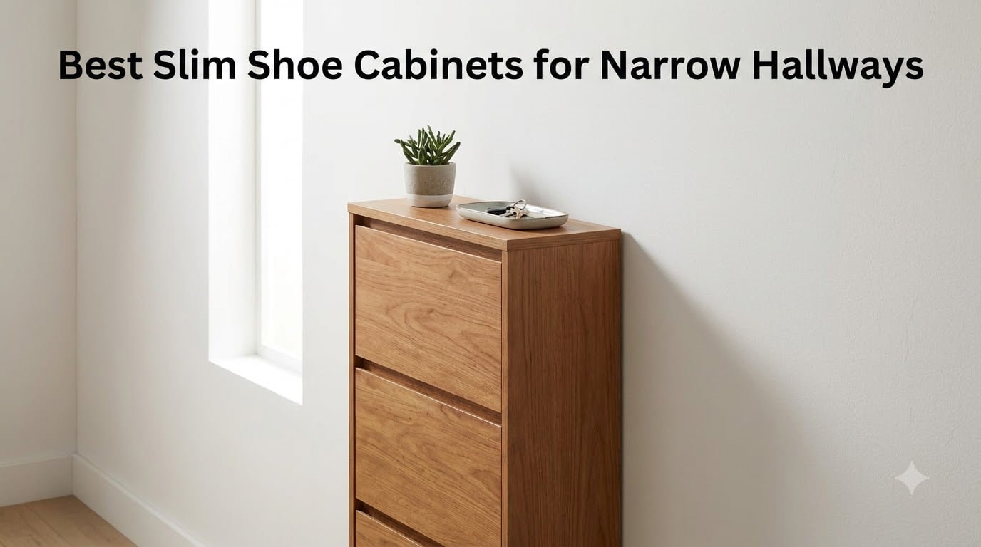 Best Slim Shoe Cabinets for Narrow Hallways