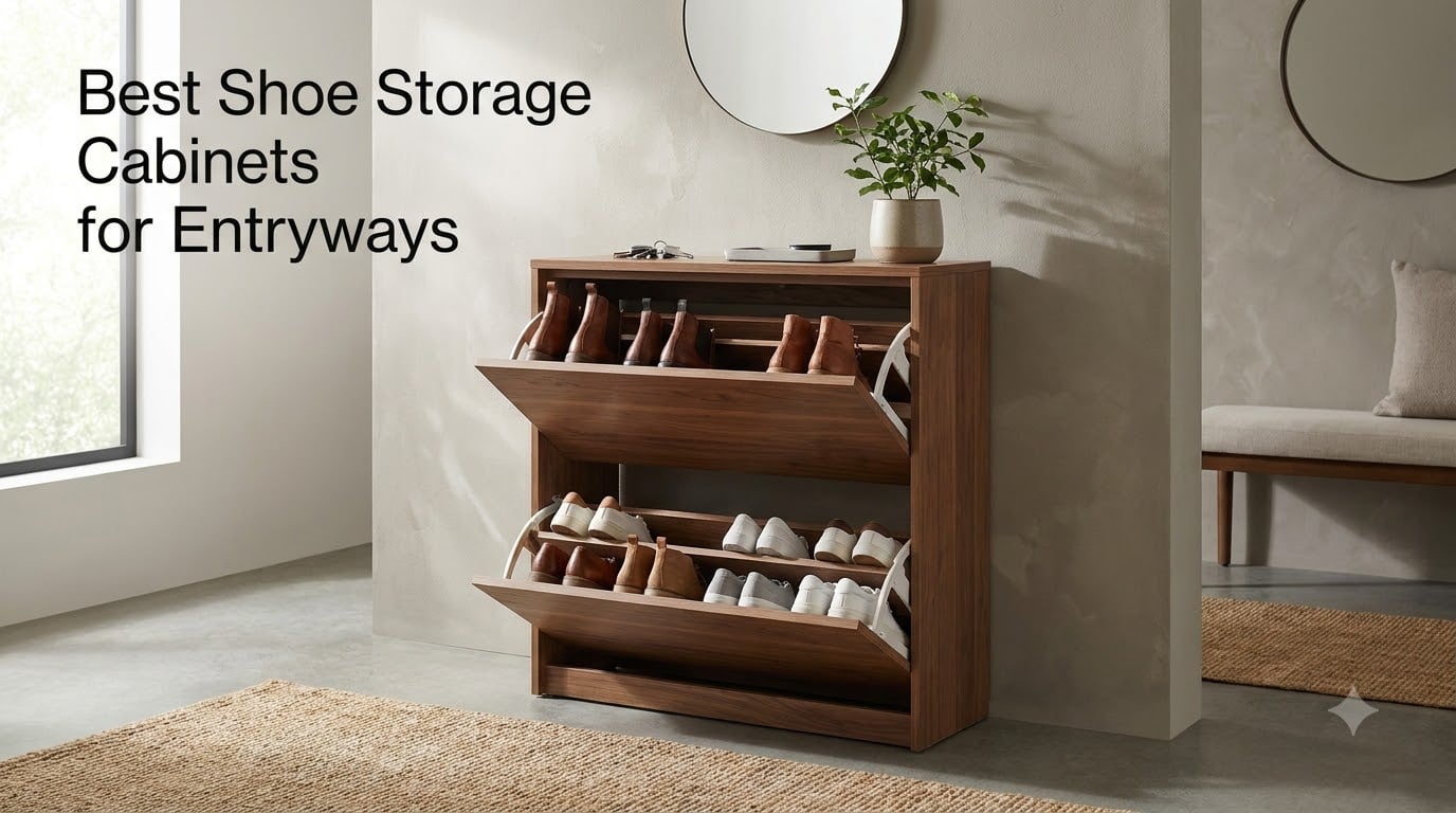 Best Shoe Storage Cabinets for Entryways