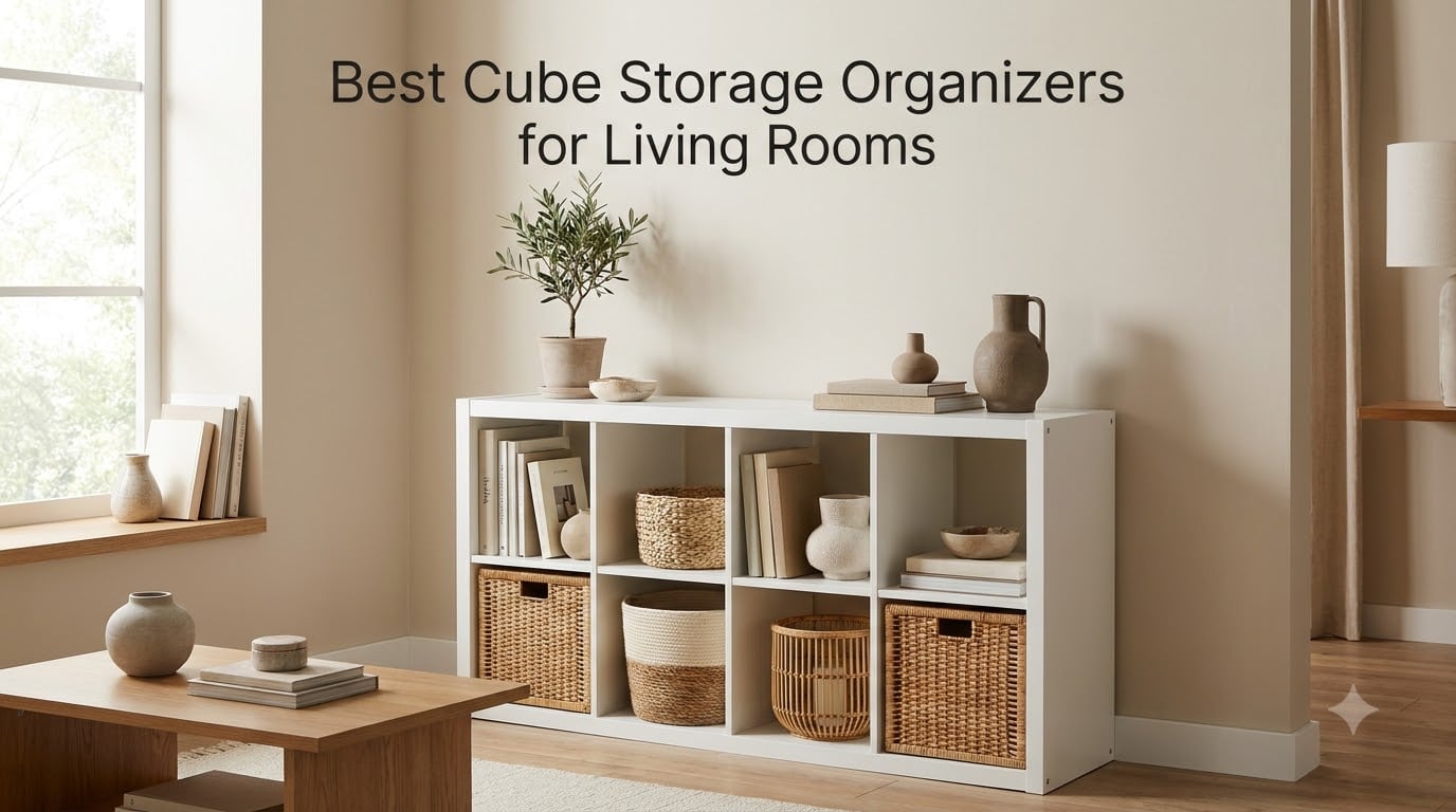 Best Cube Storage Organizers for Living Rooms