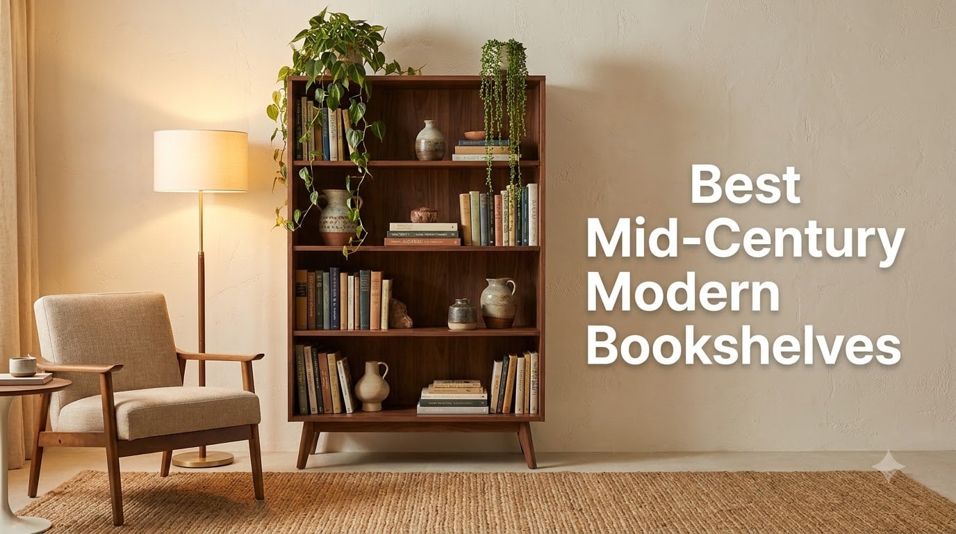 Best Mid-Century Modern Bookshelves