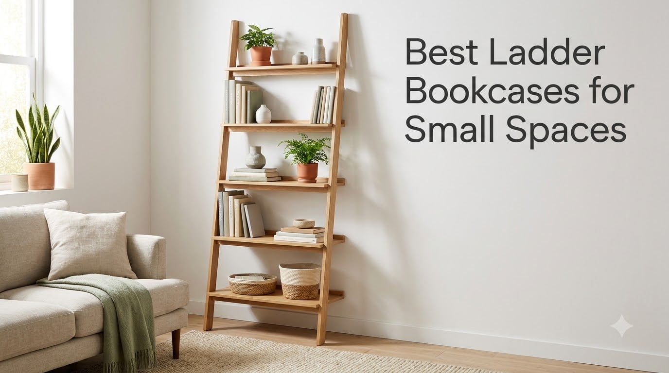 Best Ladder Bookcases for Small Spaces